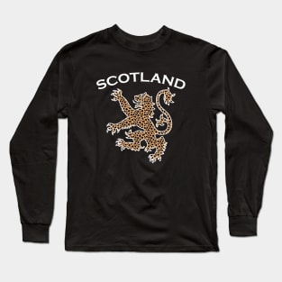 Panther sexy Scottish Rampant Lion scotland Long Sleeve T-Shirt